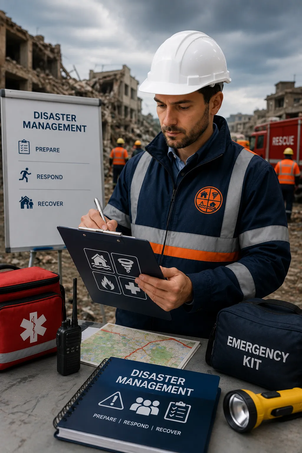 Disaster management in action

