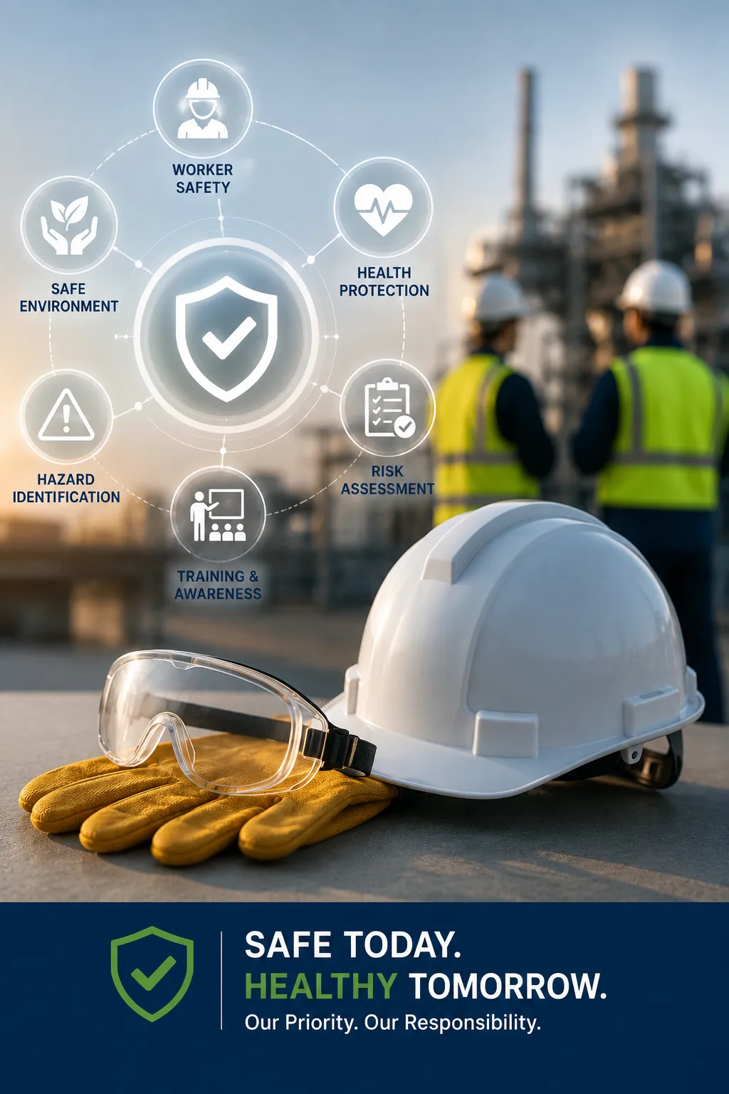 Workplace safety priorities and protection

